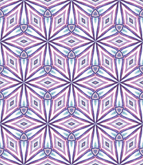 Ethnic Surface. Hand Drawn Painted. 