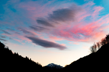 Obraz premium Nuit tombante ARAVIS