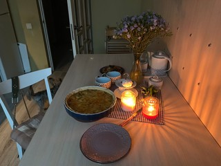 interior of modern kitchen