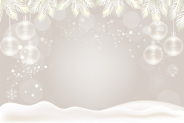 White Holiday concept background with copy space. illustration vector.	