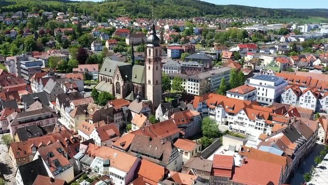 Tauberbischofsheim von oben       