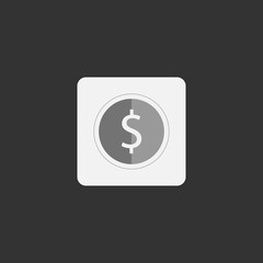 flat icons money logo,dollar,vector illustrations