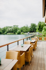 Restaurant at a lake