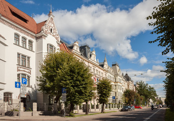Fototapeta premium Riga, Elizabetes Street