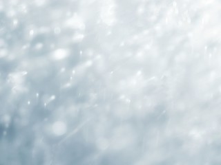 abstract background with snowflakes and bokeh
