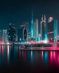 Business Bay View in Dubai - obrazy, fototapety, plakaty
