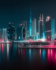 Fototapeten Blick auf die Geschäftsbucht in Dubai © Stefan