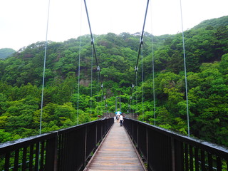 Fototapeta na wymiar 吊り橋 