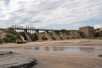 May 26, 2019 Spencer Dam Nebraska after the dam broke Boyd County and Holt County by 281 highway near Spencer Nebraska 