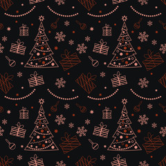 christmas seamless pattern