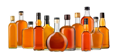 whiskey bottleы isolated