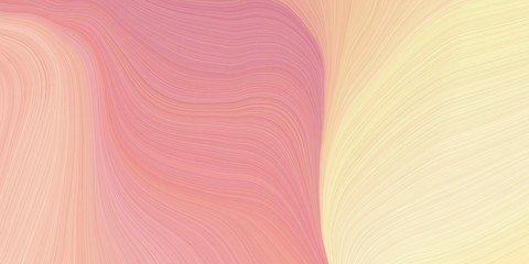 elegant curvy swirl waves background design with burly wood, bisque and wheat color