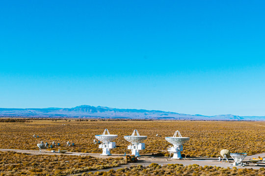 Dish on land