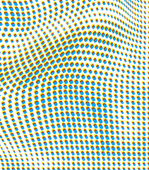 Abstract halftone texture. Vector chaotic background