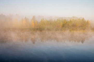 Indian summer on the Belaya river.