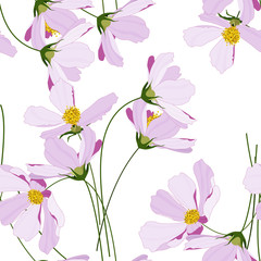 Hand drawn vector background. Vintage floral print. Hipster travel leaf seamless pattern.