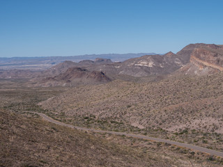 Big Bend Natioanl Park Autumn Landscape