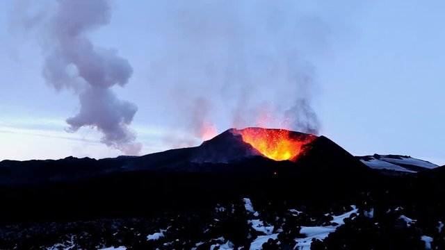 The 2010 eruptions of Eyjafjallaj&ouml;kull were volcanic events at Eyjafjallaj&ouml;kull in Iceland which, although relatively small for volcanic eruptions, caused enormous disruption to air travel.