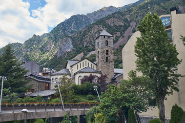 Fototapeta na wymiar view of Andorra La Vella