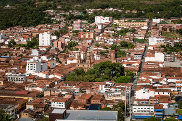 Fototapeta premium Sangil Santander, municipio cerca a la ciudad de Bucaramanga Colombia