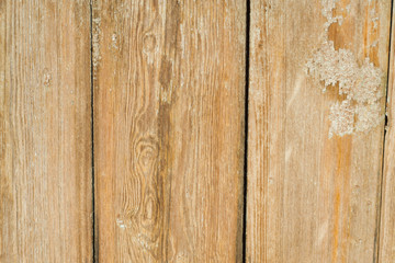 Old brown wooden background with vertical boards. Textural vintage background.