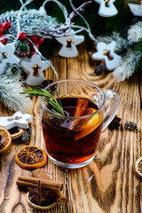 hot mulled wine christmas