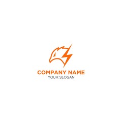 Eagle Electric Logo Design Vector