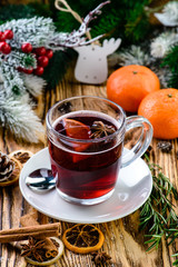 hot mulled wine christmas