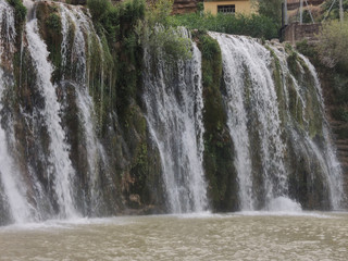 El Salto de Bierge in the Natural Park of the Sierra and the Canyons of Guara. Province of Huesca Aragon. Spain