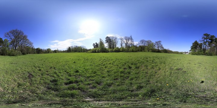 Spring landscape HDRI Panorama