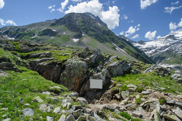 Abandoned gold mine in the Alps