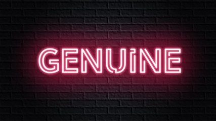 red neon video animation genuine