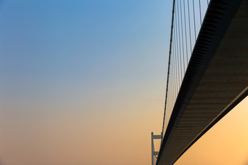 Fototapeta premium bridge at sunset