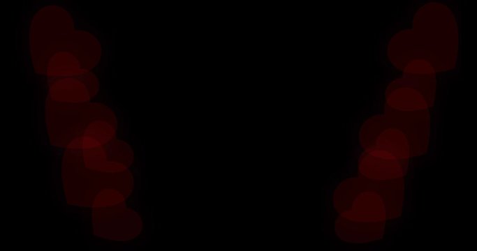 Animated heart one single double stack vertical horizontal Loop Video neon effect glow concept sign express center symbol someone special I love you quote. Bright Modern dynamic unique theme art  day
