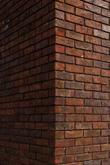 Brick wall close up