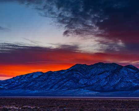 All the Colors in a Nevada Sunset