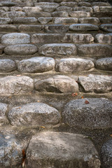 Stone steps approach to Japanese shrine　石の階段 神社の参道