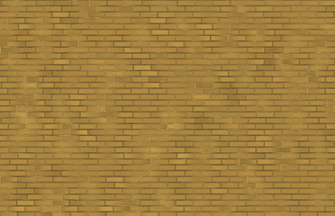 golden brick wall