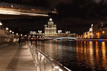 quay of moscow-river
