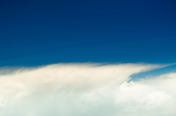 Clouds over the sea