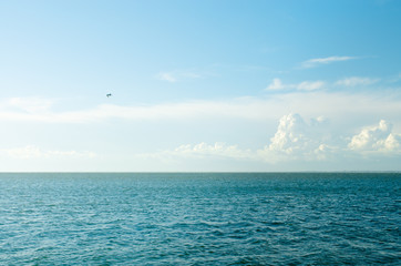 Obraz premium Clouds over the sea