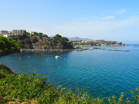 Landscape of the beaches in Llan&ccedil;a, Costa Brava - Girona, Spain
