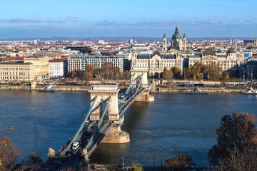 Obraz premium Widok Parlamentu w Budapeszcie