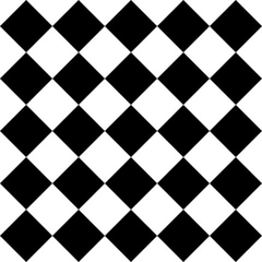 Pattern of black and white rhombuses. Chess background