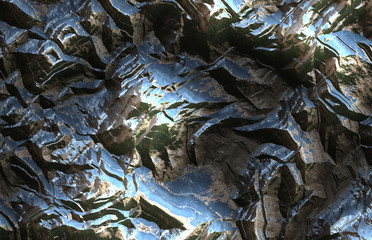  futuristic abstract metal