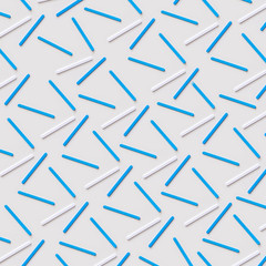 photo blue and white counting sticks on a white background pattern