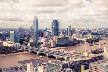 Fototapeta premium City of London view, business, banking and office area. London, UK