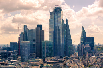 Obraz premium City of London view, business, banking and office area. London, UK
