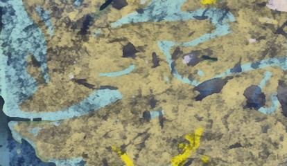 Abstract marble acrylic background. Watercolor swirl texture. Psychedelic vortex crazy art. Unusual waves design pattern. Warm and very bright colors