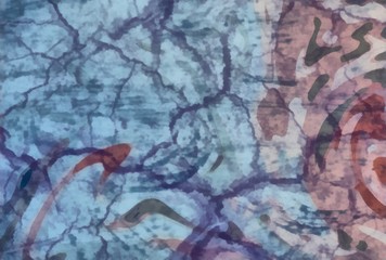 Fototapeta premium Abstract marble acrylic background. Watercolor swirl texture. Psychedelic vortex crazy art. Unusual waves design pattern. Warm and very bright colors